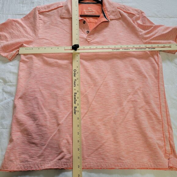 Tommy Bahama Island Zone Polo Shirt Mens Size L UPF 30 Short Sleeve Made in Peru - Picture 4 of 11